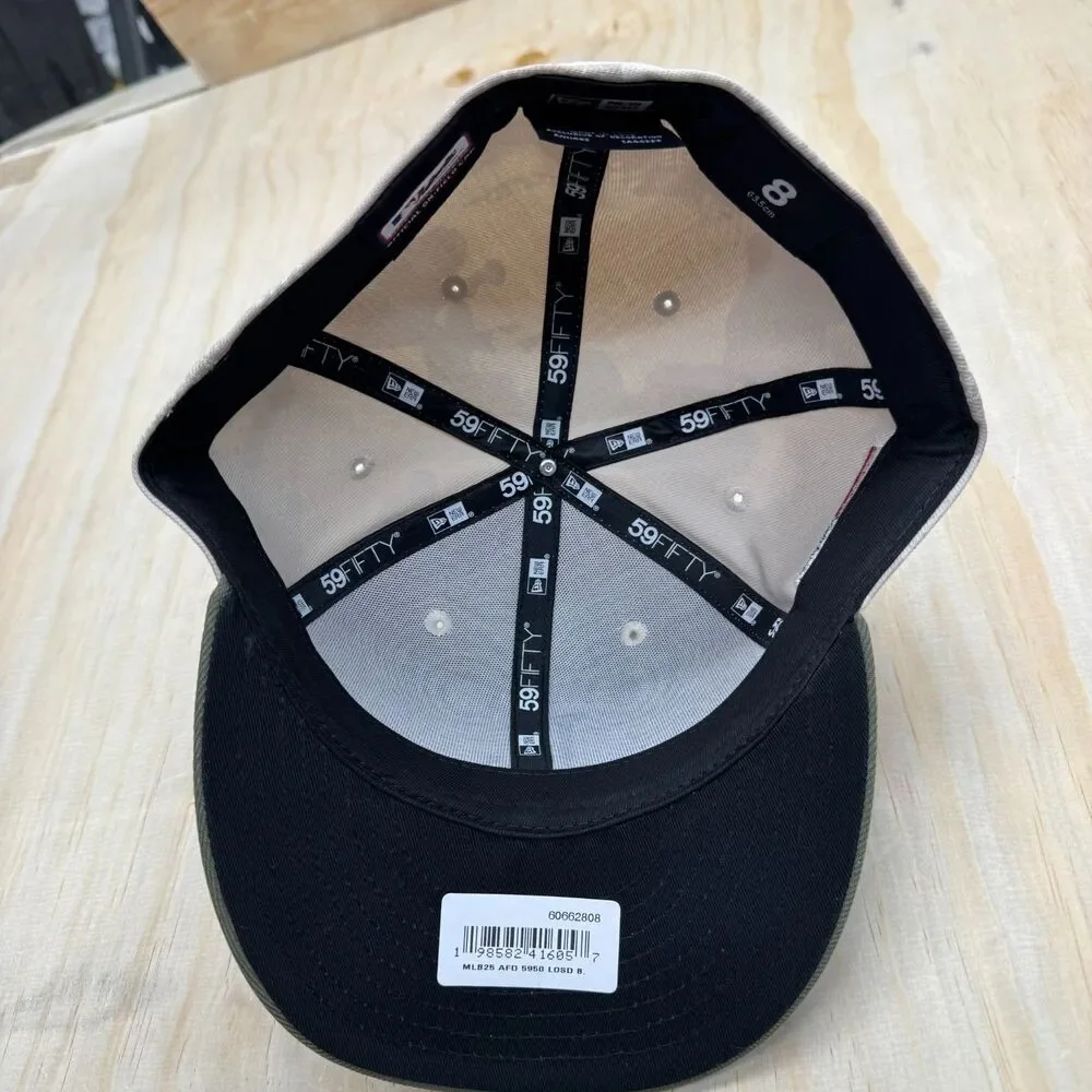 NEW Los Angeles Dodgers New Era 2025 Armed Forces Day 59FIFTY Fitted Hat sz 8